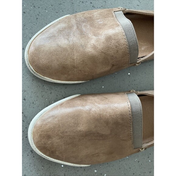 Frye Melanie Slip On Leather Flats Loafers Comfort Women’s Tan Size 7.5 - Picture 9 of 16